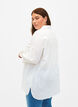 Chemise longue en lin et en coton, Bright White, Model image number 1