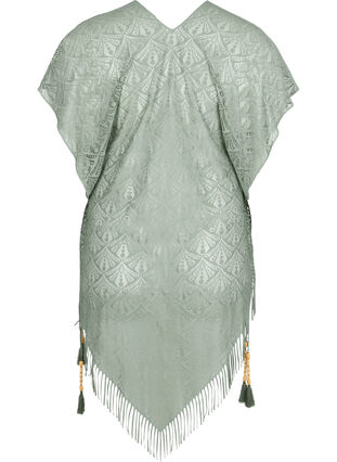 Robe de plage à manches courtes avec dentelle, Chinois Green, Packshot image number 1