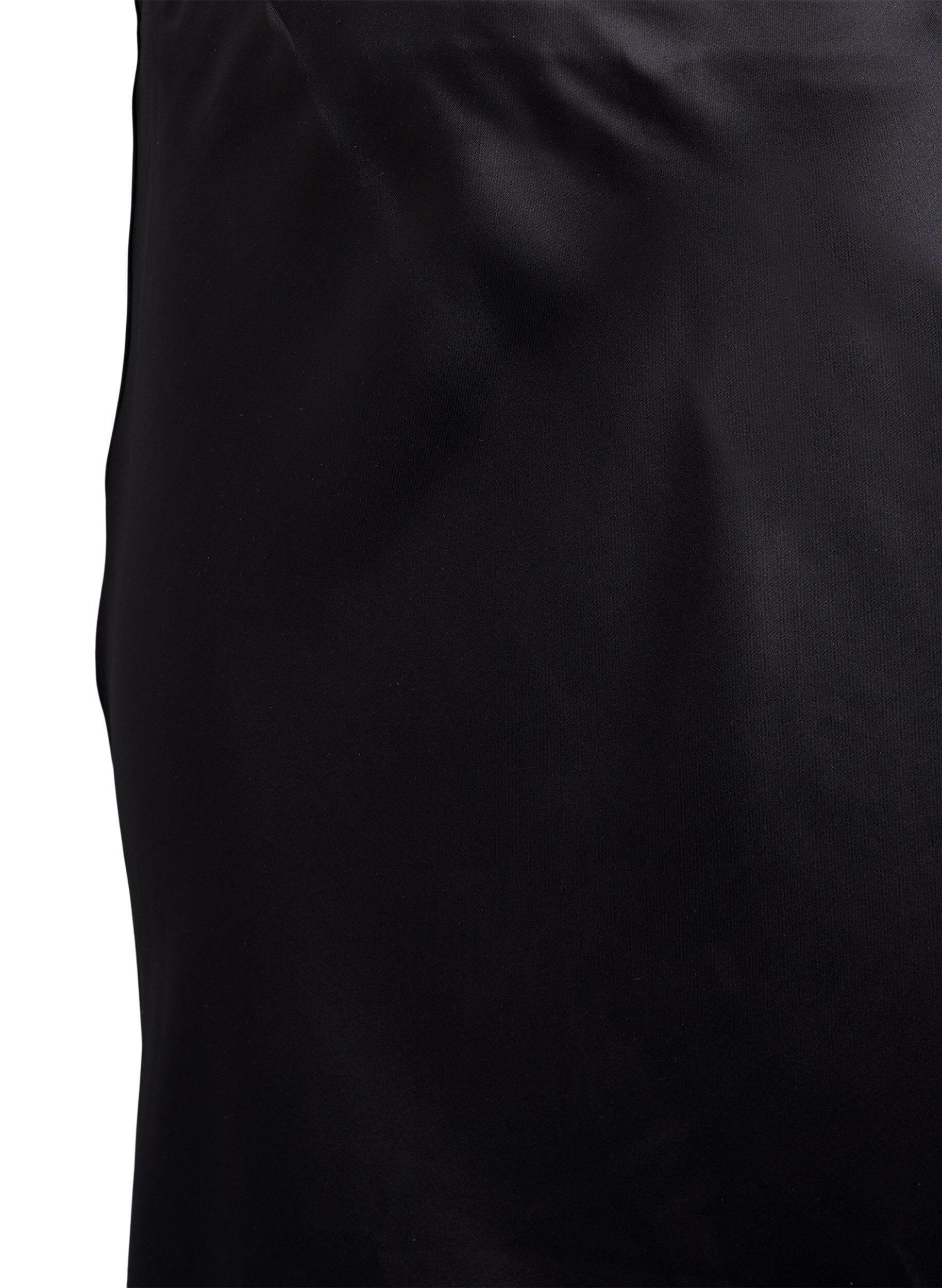 ZizziJupe midi en satin, Noir, Packshot image number 2