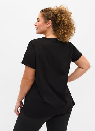 T-shirt de sport avec imprimé, Black Monday, Model image number 1