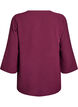 Blouse met 3/4 mouwen, Donker Bordeaux, Packshot image number 1