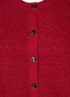 Vest van ribtricot met knopen, Rood, Packshot image number 2