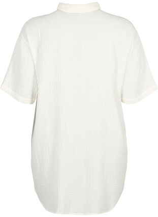 Shirt met korte mouwen en knopen, Off-White, Packshot image number 1