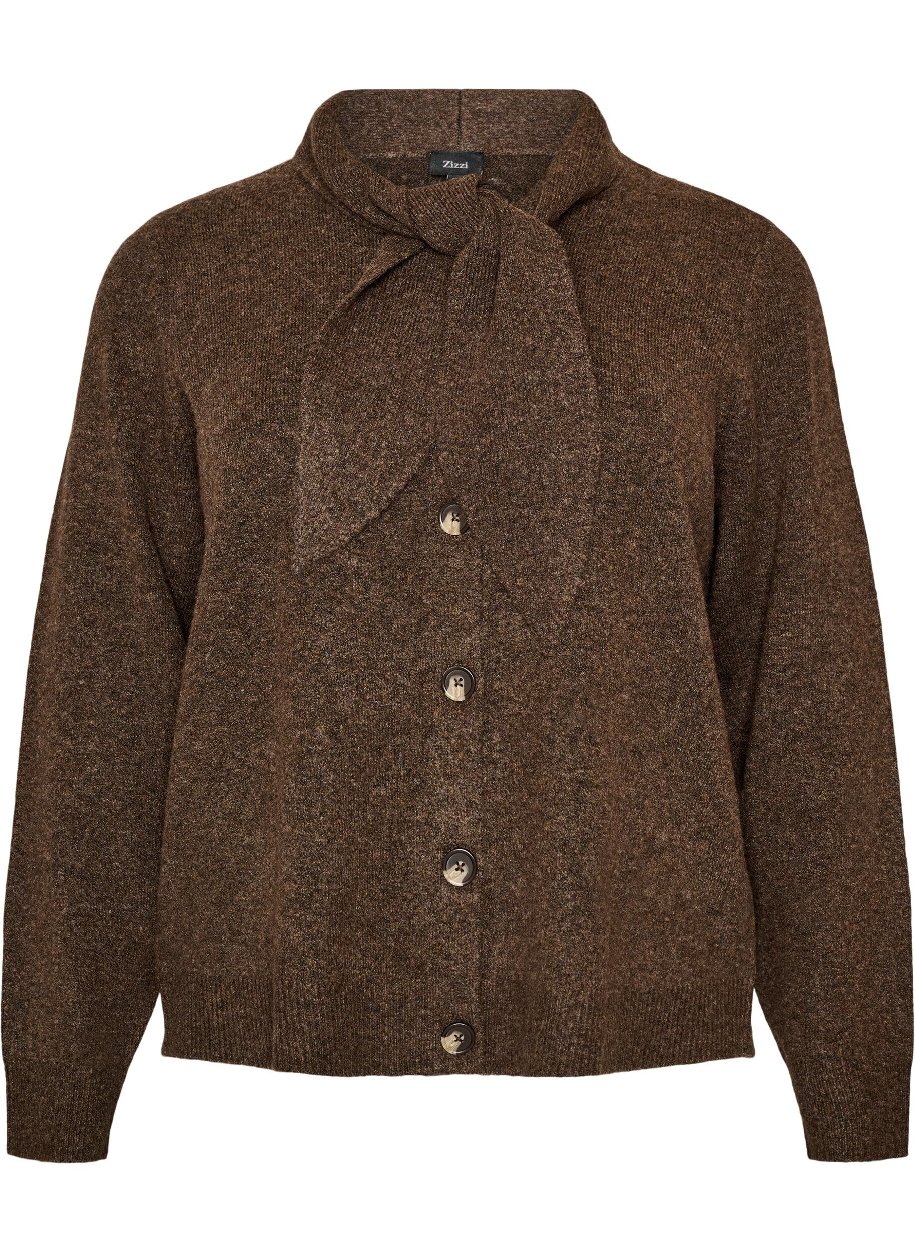 Cardigan avec n&oelig;uds et boutons