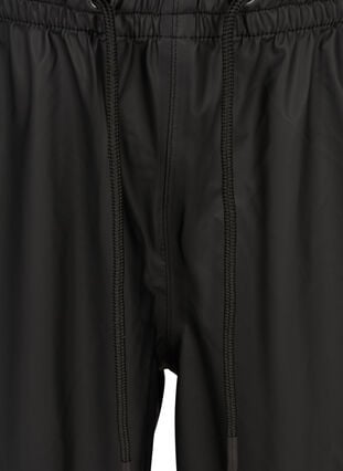 Pantalon de pluie avec élastique et cordon de serrage, Black, Packshot image number 2
