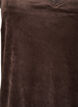 Top en velours avec bordure en dentelle, Marron, Packshot image number 2