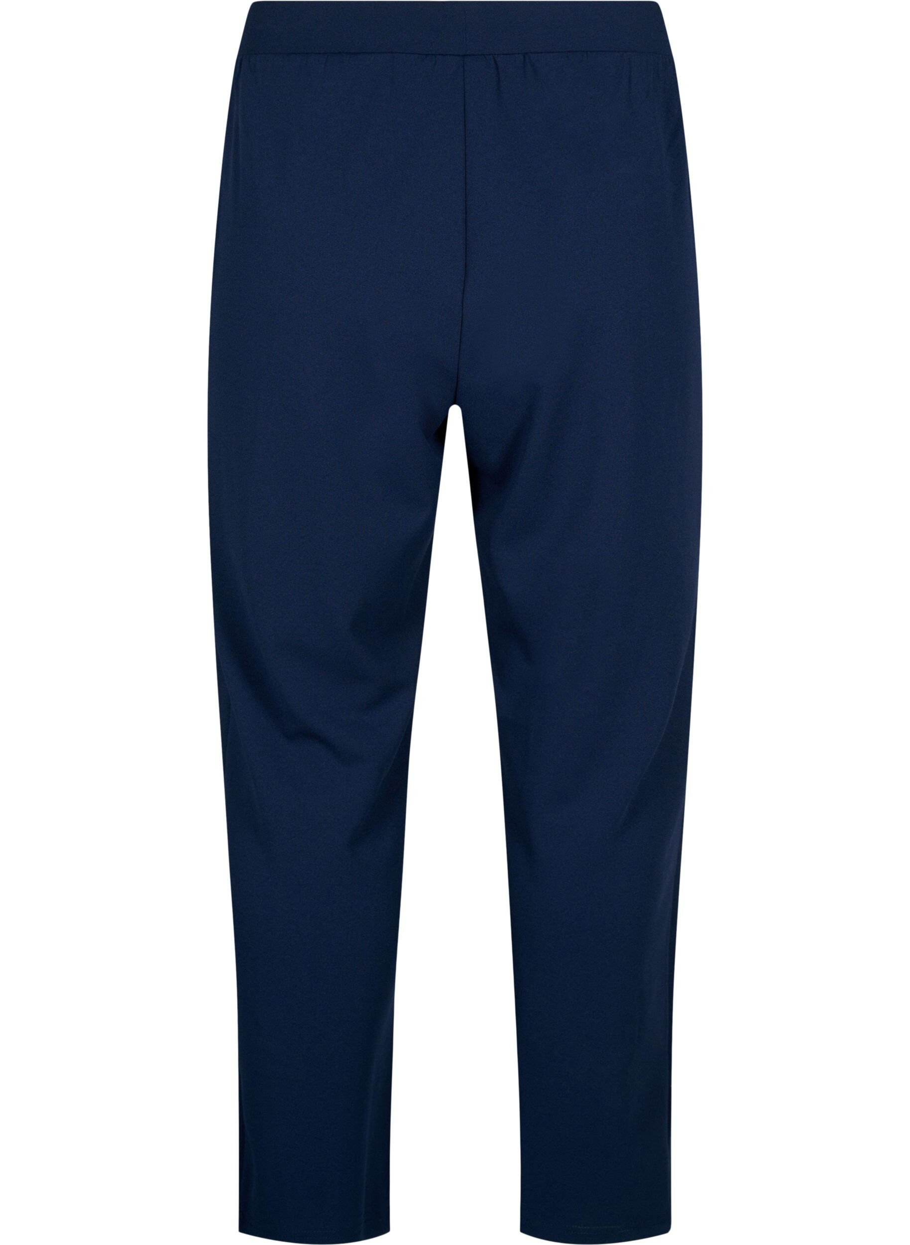 ZizziPantalon &agrave; coupe droite, Bleu, Packshot image number 1