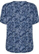 Blouse met korte mouwen, Blauw, Packshot image number 1