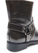 Korte bikerlaars, Bruin, Packshot image number 3