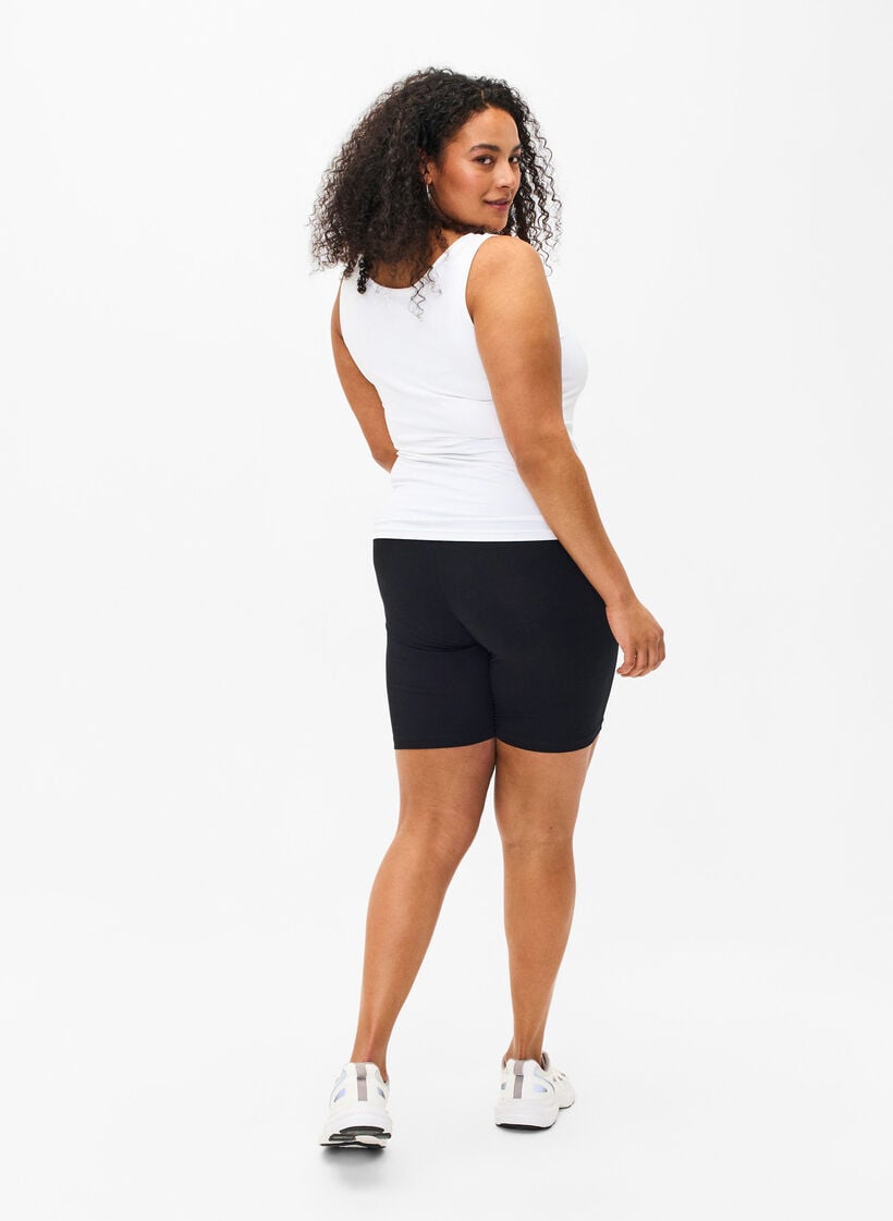 FLASH - verpakking met 2 Legging shorts, Zwart, Model image number 2