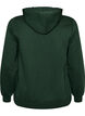 Sweat &agrave; capuche zipp&eacute; avec poches, Vert fonc&eacute;, Packshot image number 1