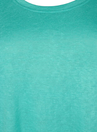 Blouse à manches 3/4, Turquoise, Packshot image number 2
