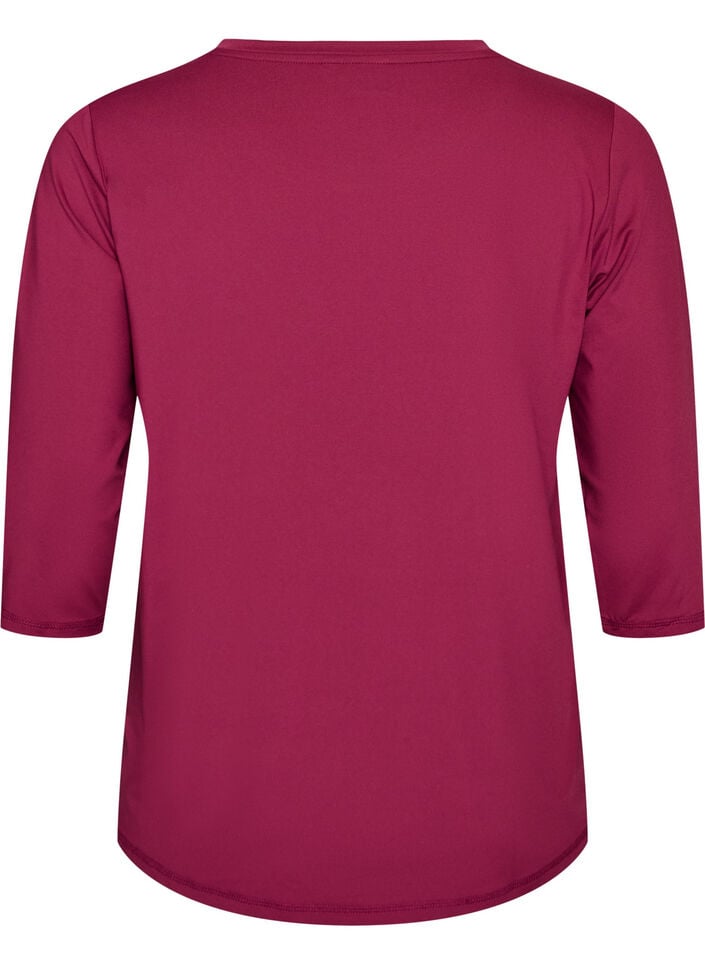 Sporttop met 3/4 mouwen, Roze, Packshot image number 1