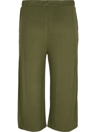 7/8 pyjama broek in viscose, Ivy Green, Packshot image number 1