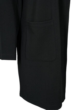 FLASH - Lange jas met zakken, Black, Packshot image number 3