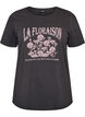 T-shirt met motief, Grijs, Packshot image number 0
