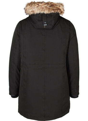 Veste d'hiver avec fermeture éclair et poches, Black, Packshot image number 1