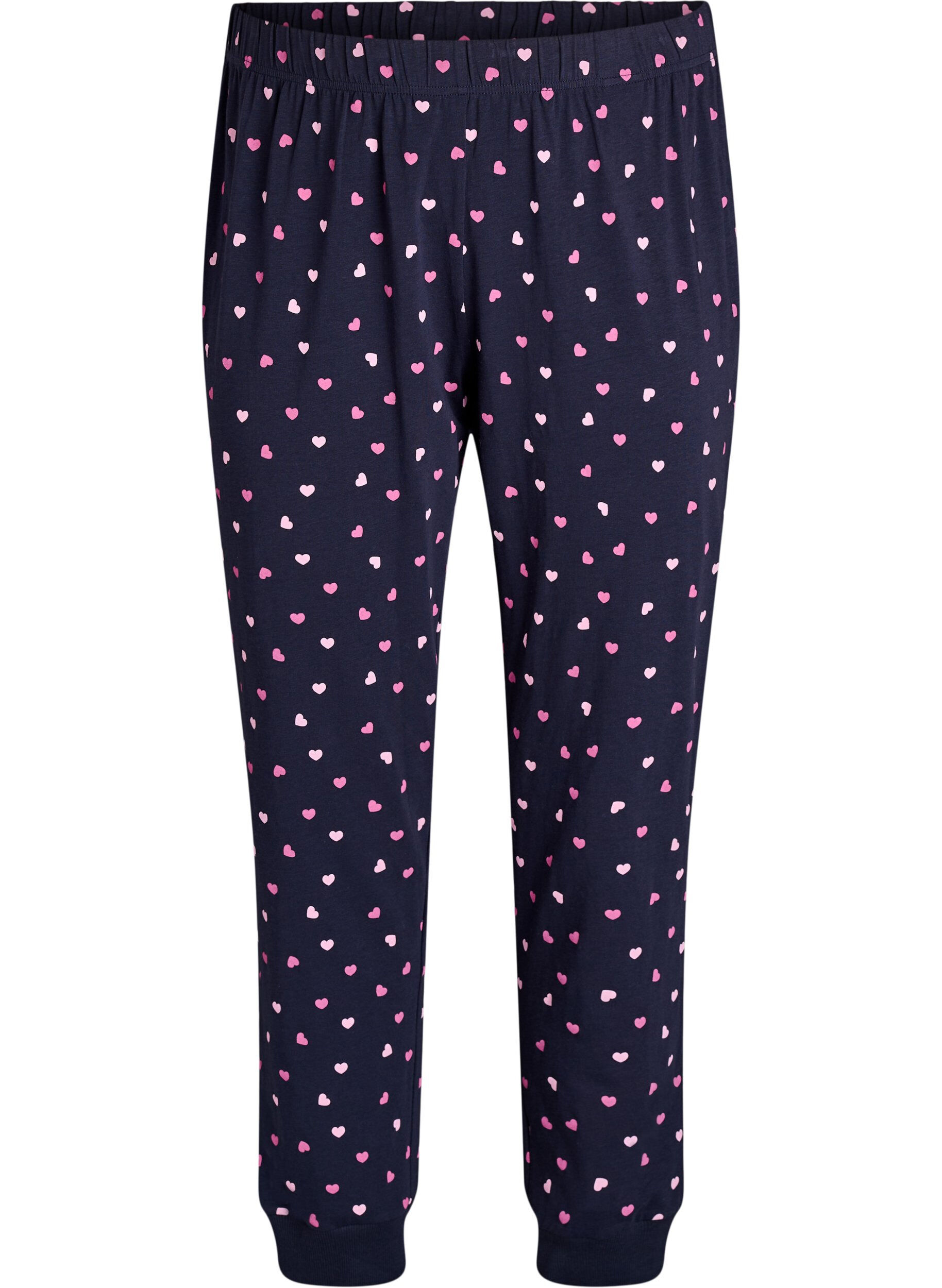 ZizziBedrukte pyjamabroek, Blauw, Packshot image number 0