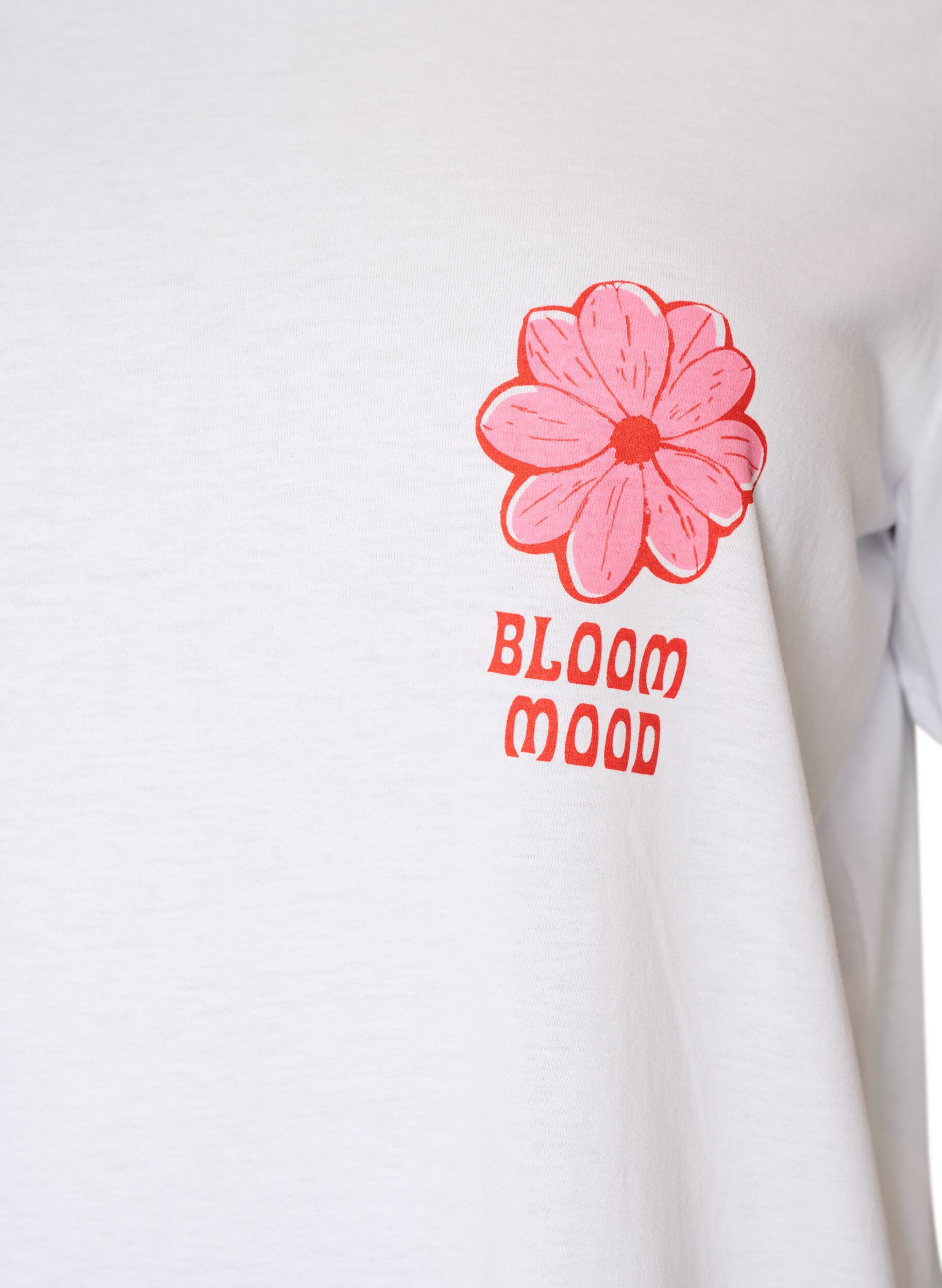 ZizziT-shirt met motief, Wit, Packshot image number 2