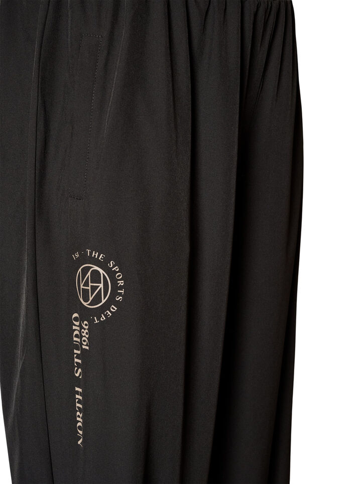 Trainingsbroek met ballonpijpen, Zwart, Packshot image number 3