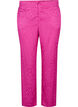 Dubbelgestikte jacquard broek van viscose, Rose Violet, Packshot image number 0