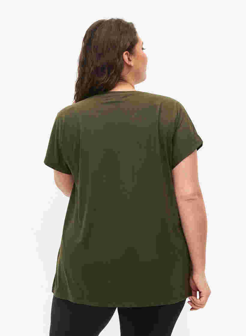 T-shirt d'entraînement à manches courtes, Forest Night, Model image number 1