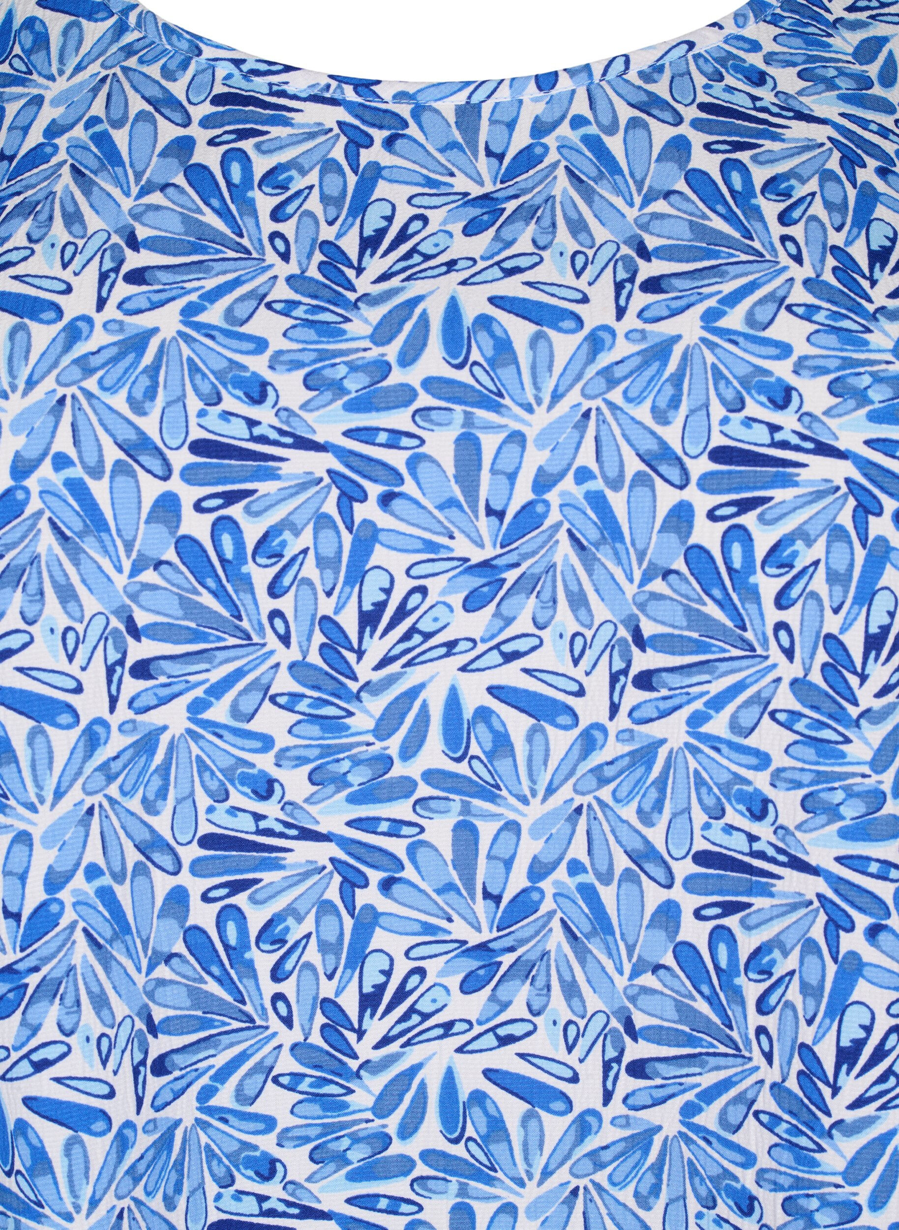 ZizziFlash - Mouwloze top met print, Blauw, Packshot image number 2