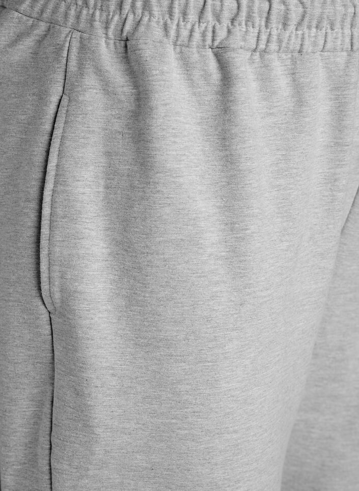 Pantalon de jogging évasé taille haute, Gris, Packshot image number 2