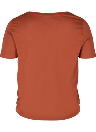 T-shirt met korte mouwen en verstelbare onderkant, Arabian Spice, Packshot image number 1