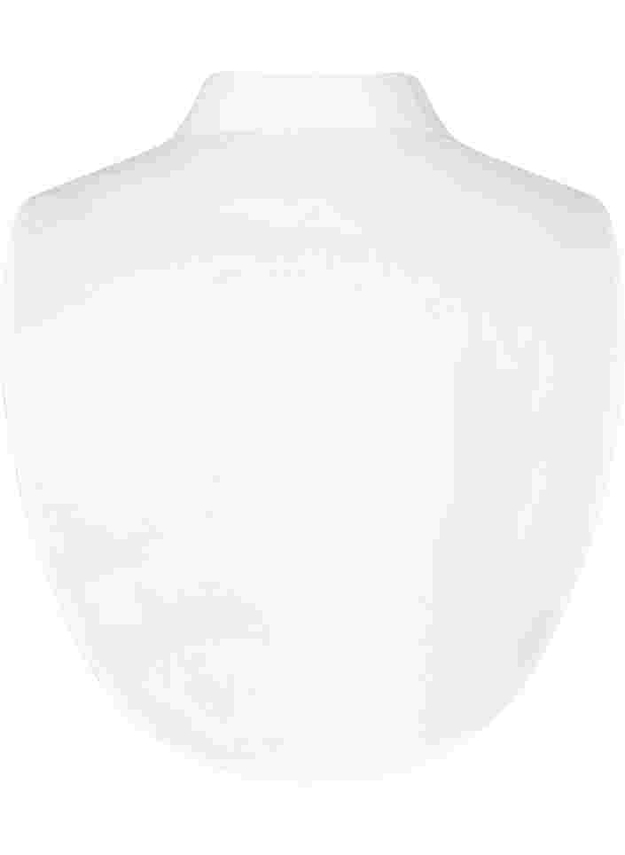 Chemise ample avec col en coton, Bright White, Packshot image number 1