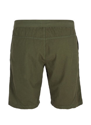 Short ample avec poches en coton, Ivy Green, Packshot image number 1