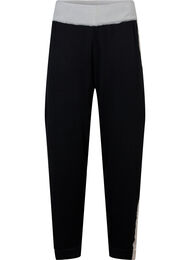 Pantalon en maille avec colorblock, Black Comb, Packshot