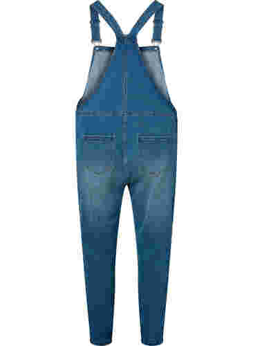 Salopette en jean, Blue denim, Packshot image number 1