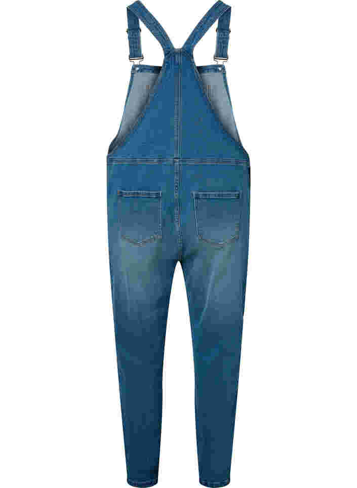 Salopette en jean, Blue denim, Packshot image number 1