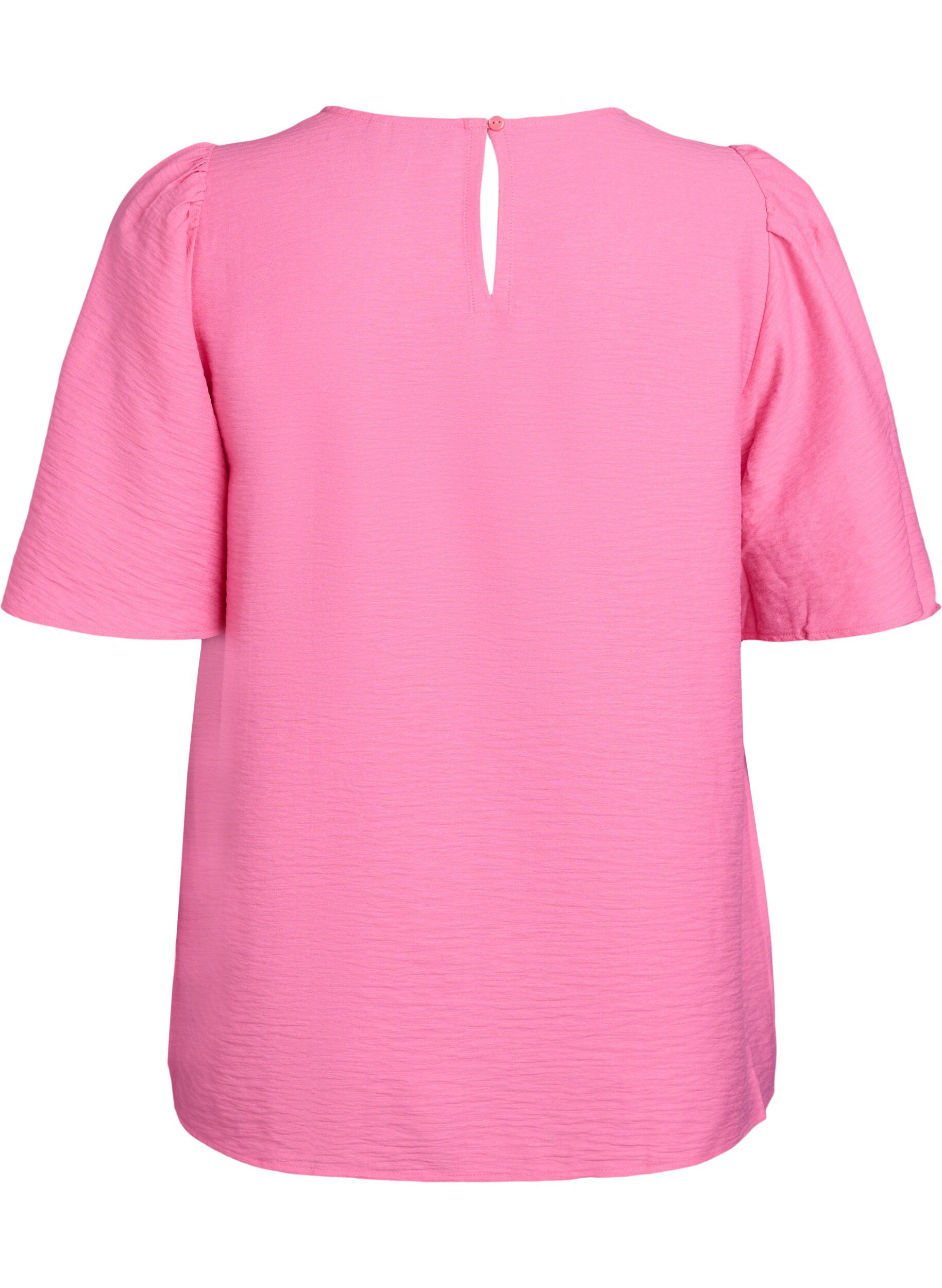 ZizziBlouse met korte, wijde mouwen, Roze, Packshot image number 1