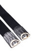 Ceinture élastique avec boucle dorée, Black, Packshot image number 2