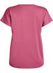 T-shirt de sport ample avec col en v, Bordeaux, Packshot image number 1