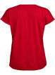 T-shirt &agrave; manches courtes en m&eacute;lange de coton, Rouge, Packshot image number 1