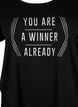 Trainingsshirt met print, Black w. Winner, Packshot image number 2