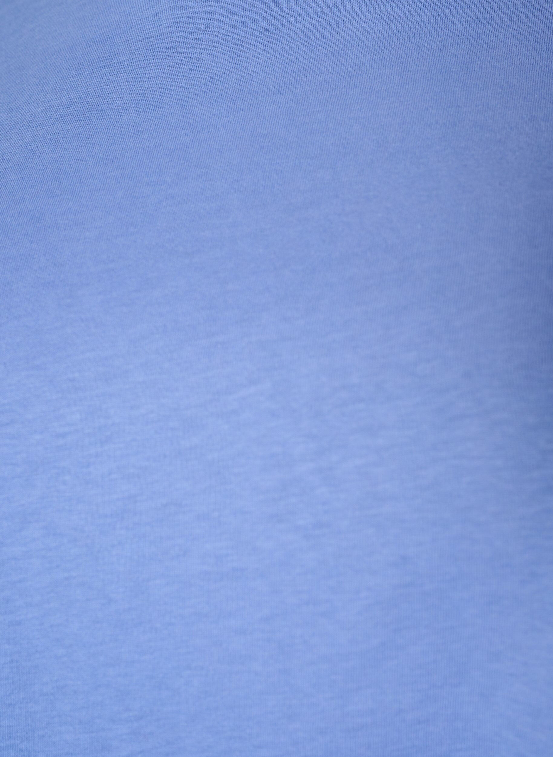 ZizziT-shirt met asymmetrische kanten zoom, Paars, Packshot image number 2