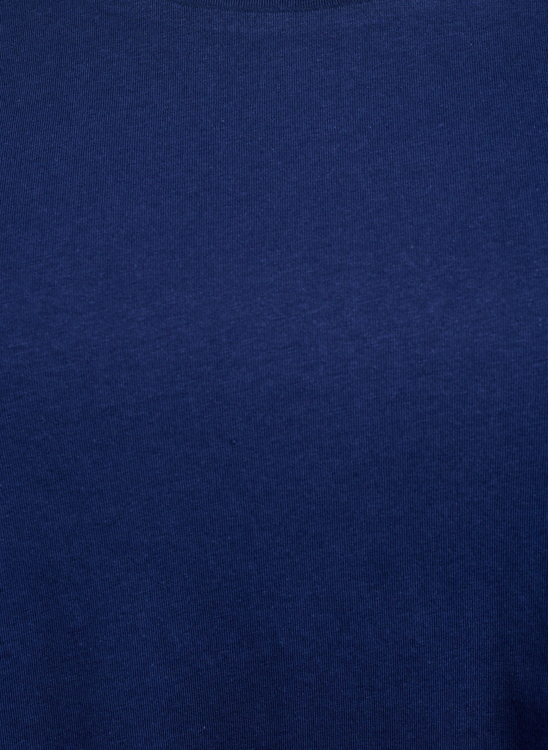 ZizziT-shirt &agrave; col rond et coupe &eacute;vas&eacute;e, Bleu, Packshot image number 2