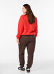 Sweatshirt avec motif &agrave; l'avant, Rouge, Model image number 2