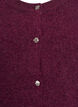 Gebreide kleding vest met korte mouwen, Donker Bordeaux, Packshot image number 2