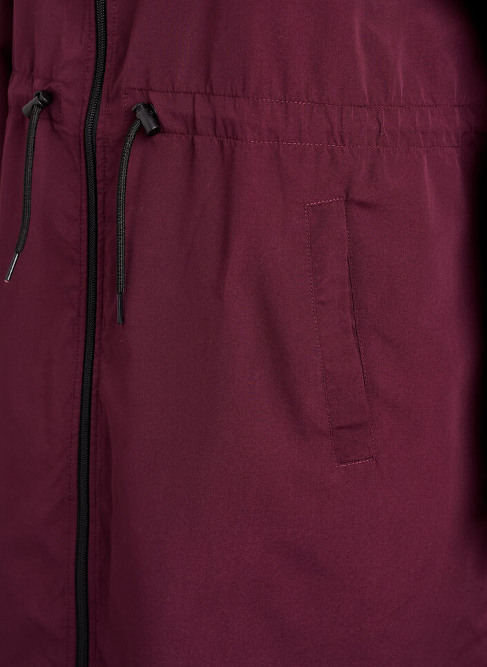 Flash - Parka légère avec capuche, Bordeaux, Packshot image number 3