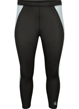 Pantalon de ski avec bande contrastée, Black w. Gray Mist, Packshot image number 0