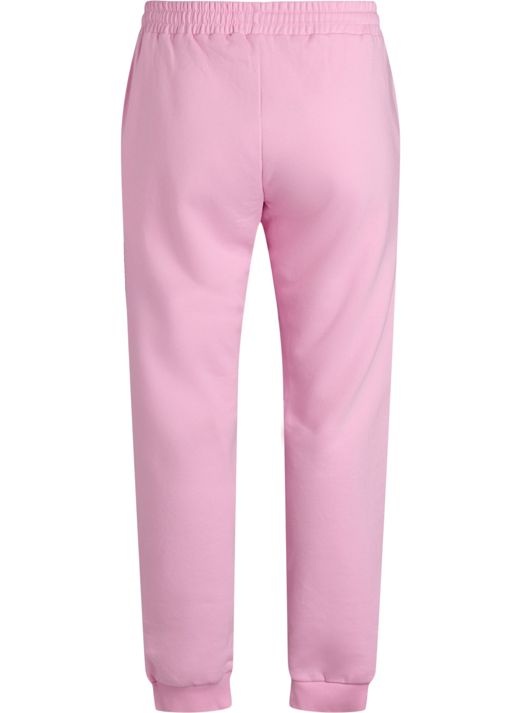 ZizziSweatpants met hoge taille, Roze, Packshot image number 1