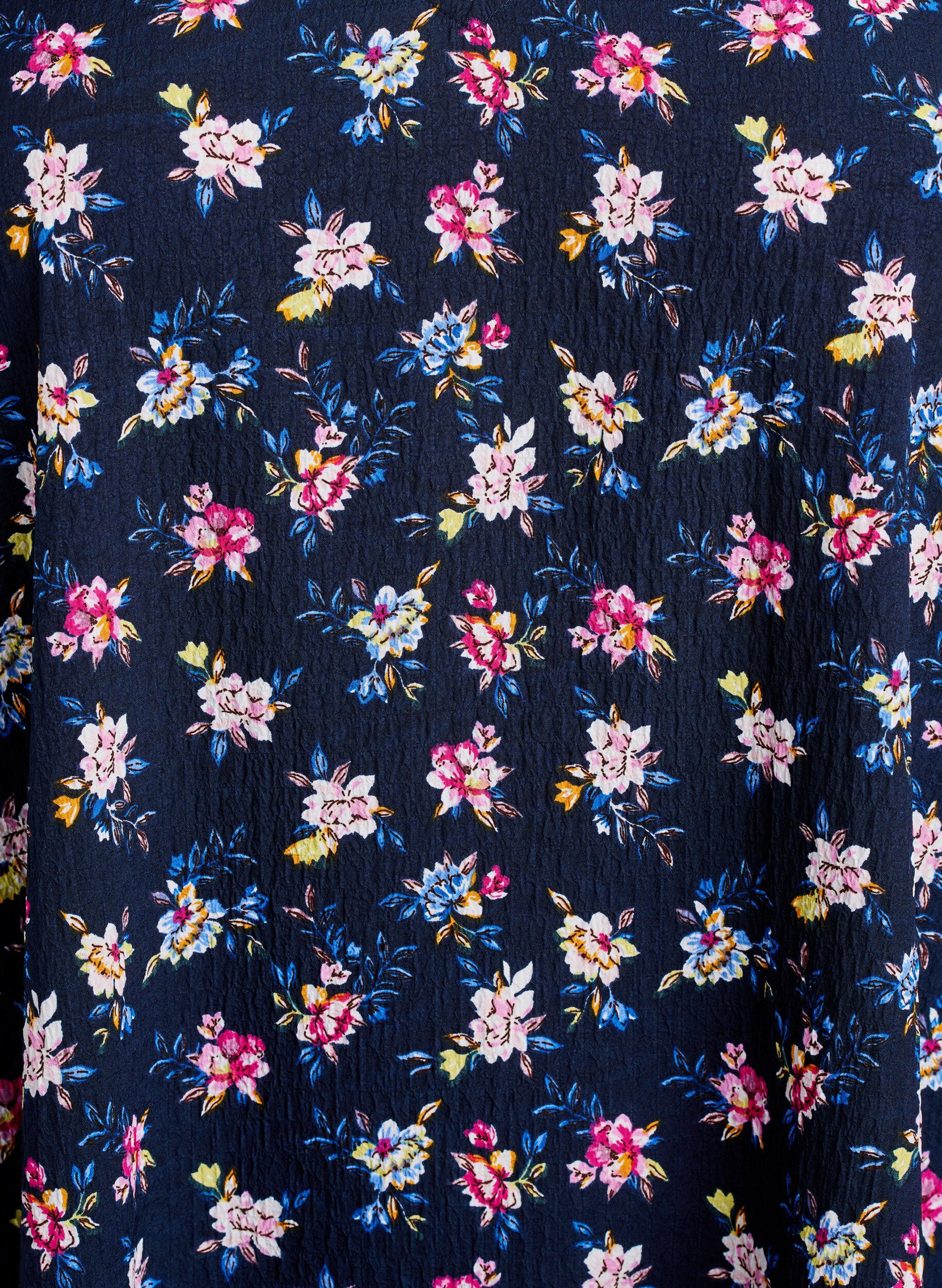 Zizzi FLASH - Robe &agrave; manches courtes avec col en V, Bleu, Packshot image number 2