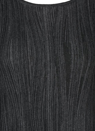 Gebreide jurk met lange mouwen, Dark Grey Melange, Packshot image number 2