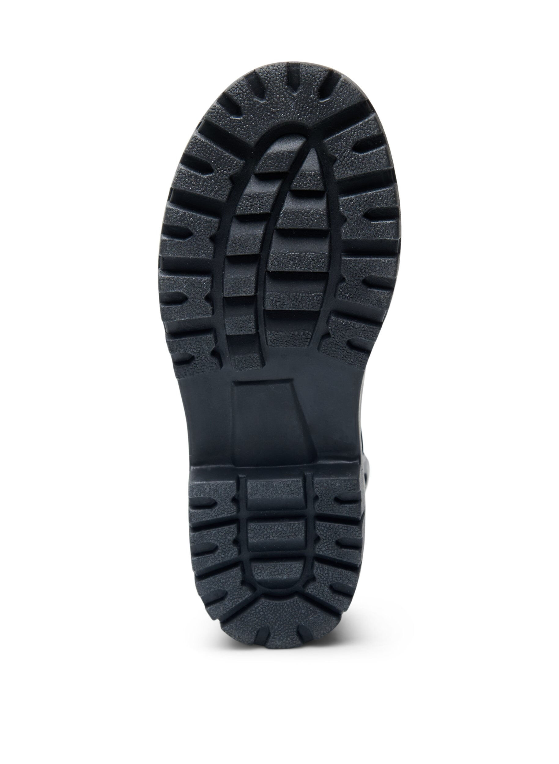 Zizzi Bottes en caoutchouc &agrave; largeur courte et ajust&eacute;e, Black, Packshot image number 4