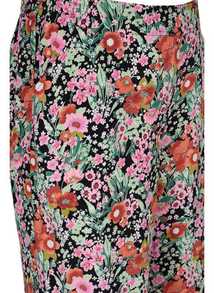 Jupe-culotte fleurie avec poches, Green Flower AOP, Packshot image number 2